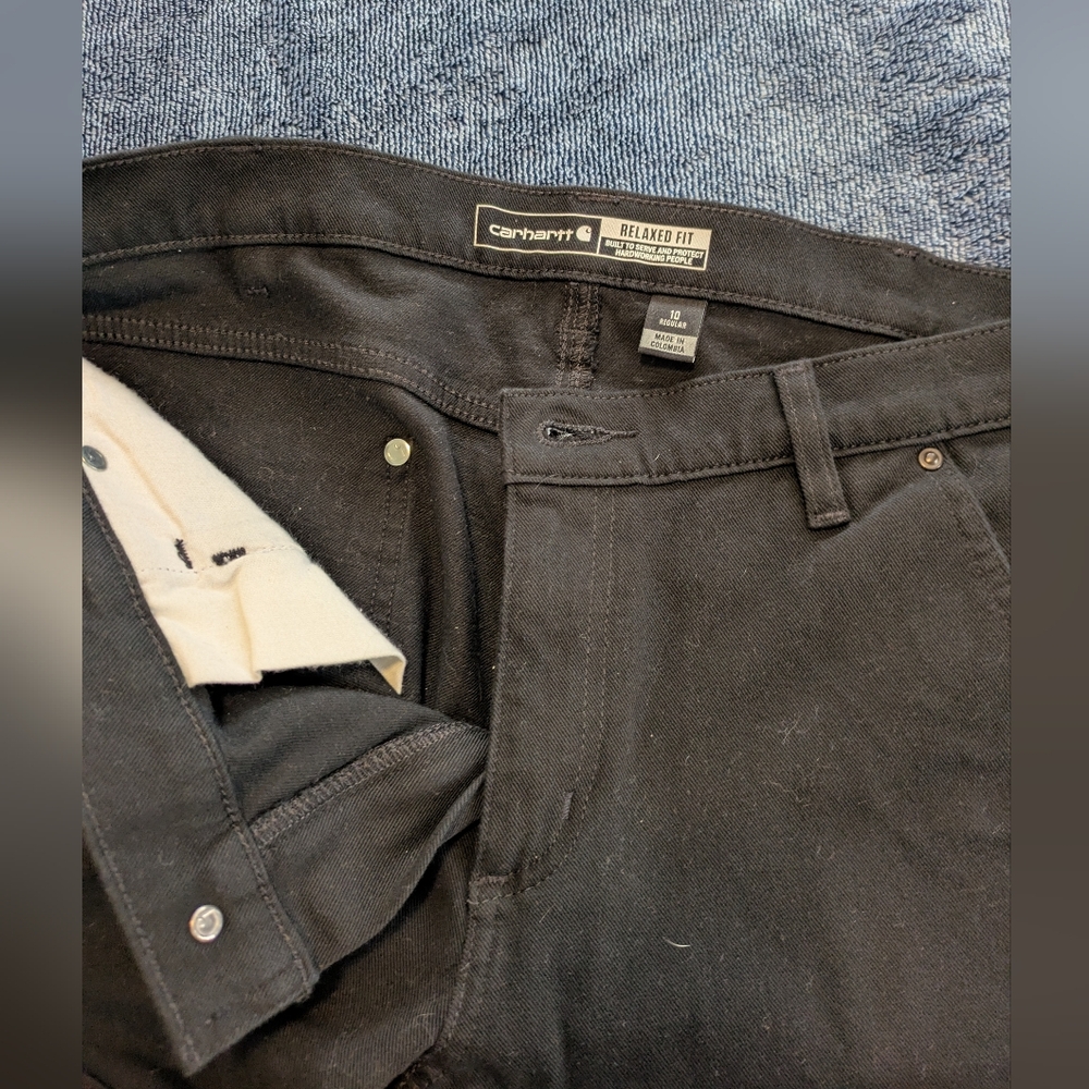Carhartt Black Double Front Pants